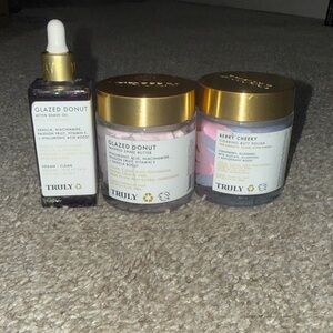 TRULY Skincare Trio with Gold Accents